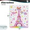 Stupell Industries Bright Pastels Eiffel Tower Canvas, design by Jess Stempel